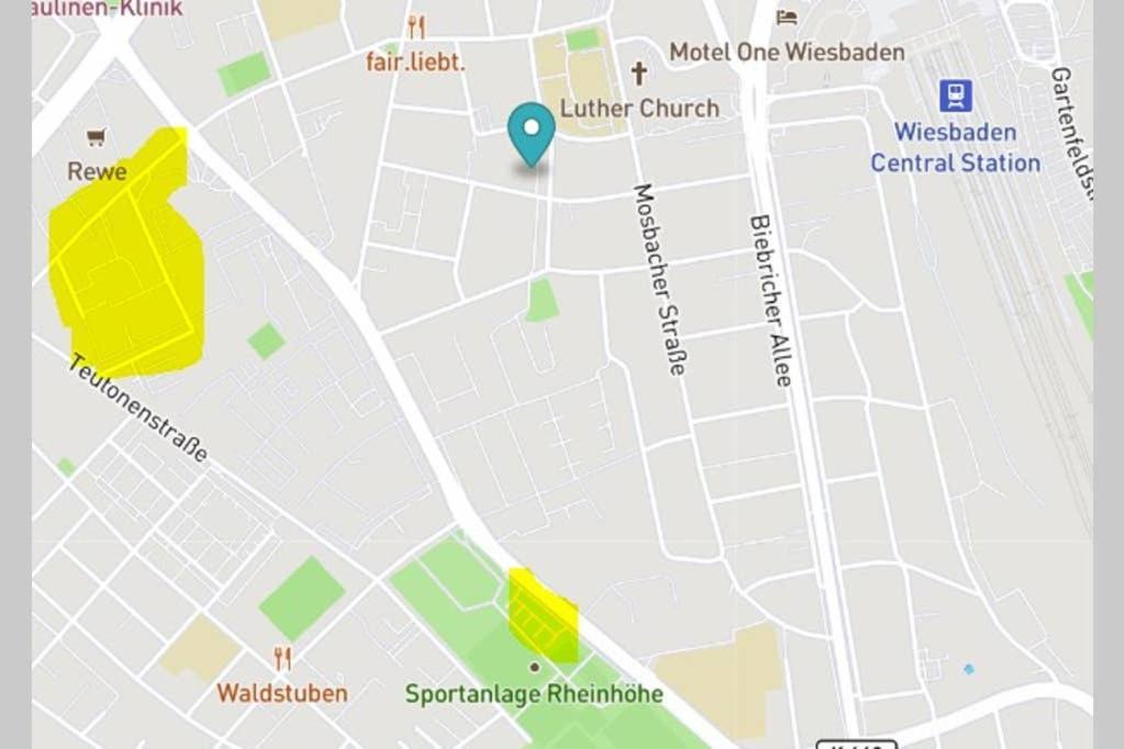 ויסבאדן Bahnhofsnahe, Ruhige Und Sonnige 2 Zimmerwohnung Im Dichterviertel מראה חיצוני תמונה