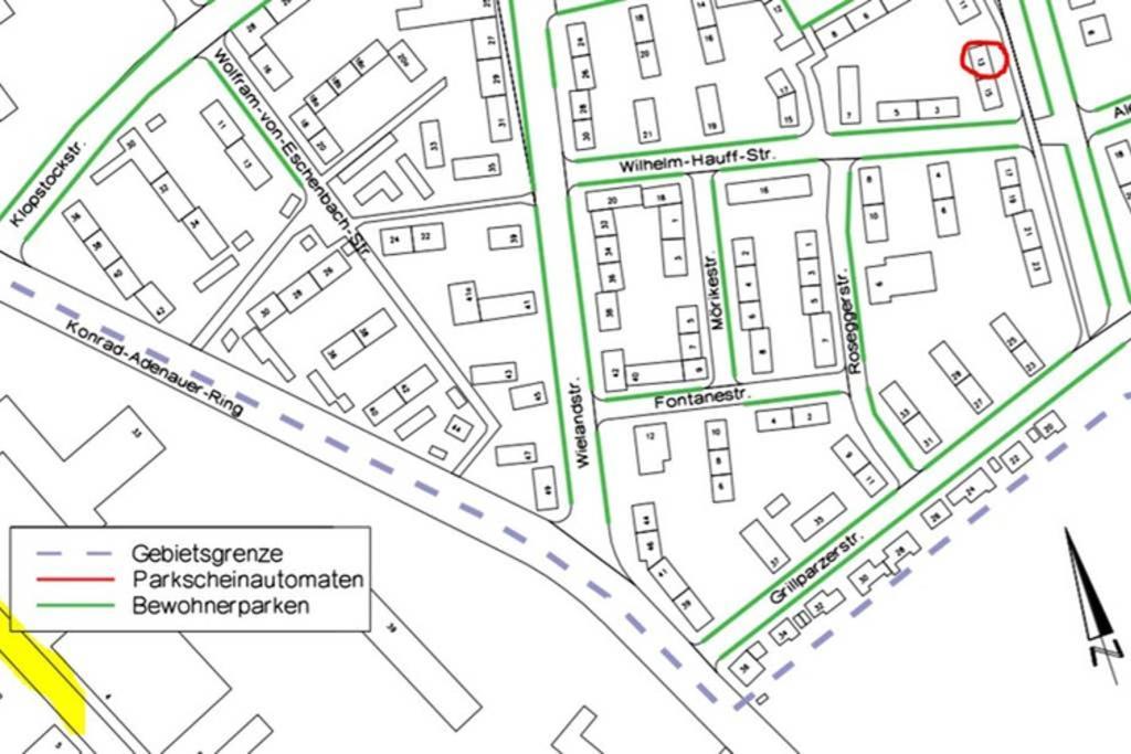 ויסבאדן Bahnhofsnahe, Ruhige Und Sonnige 2 Zimmerwohnung Im Dichterviertel מראה חיצוני תמונה